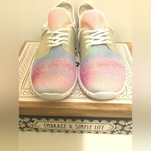 Colorful Gradient Fabric Sneakers